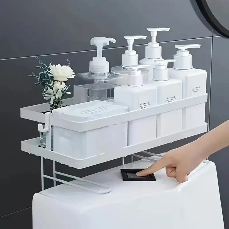 Over-Toilet Bathroom Storage Shelf — Space-Saving Organiser