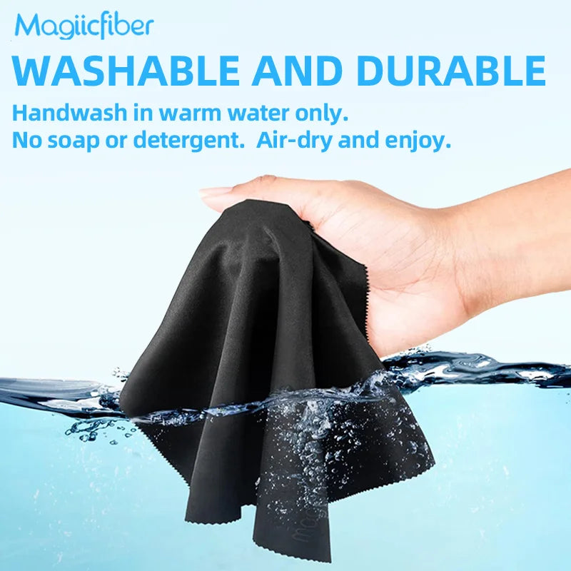 Premium Microfiber Cleaning Cloths — High-Density Non-Streak Wipes