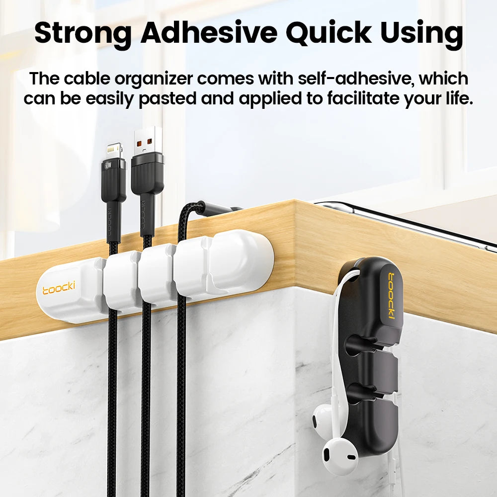 Silicone Cable Management Clips