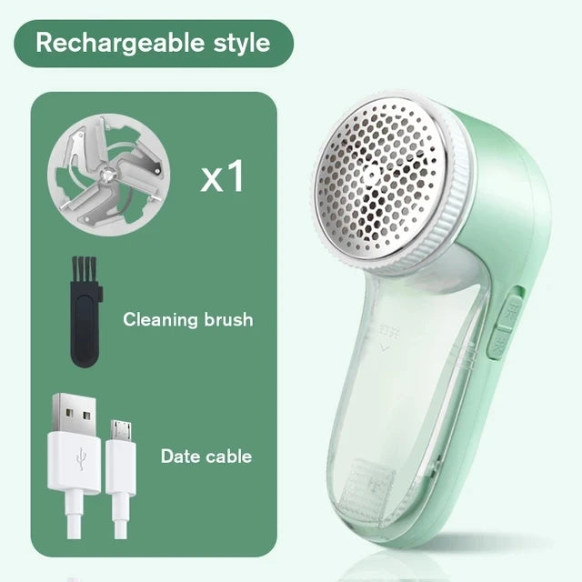 USB Rechargeable Electric Fabric Shaver — Lint & Bobble Remover
