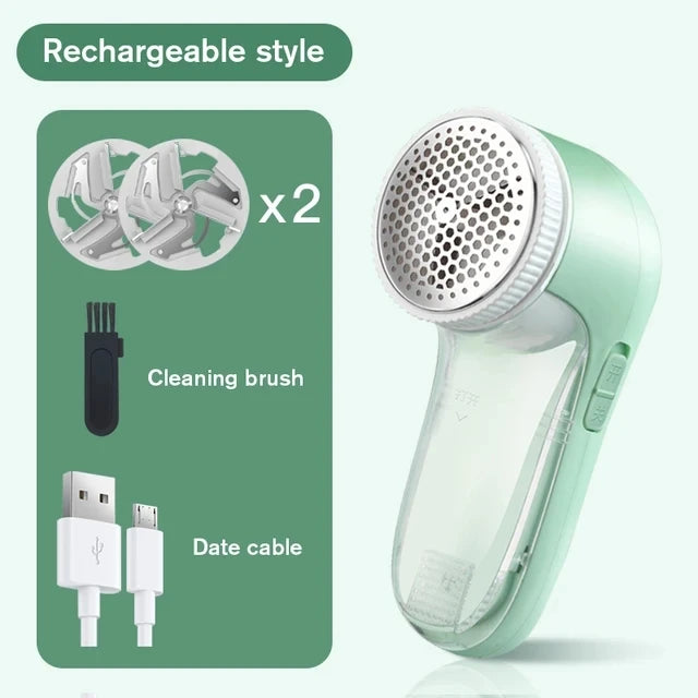 USB Rechargeable Electric Fabric Shaver — Lint & Bobble Remover
