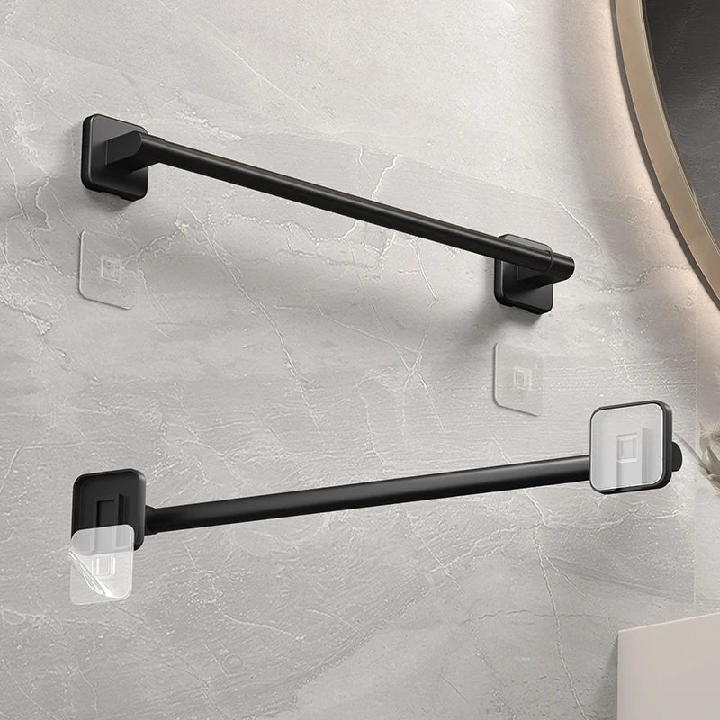 Self-Adhesive Bathroom Towel Holder — No-Drill Towel Bar