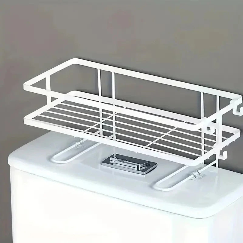 Over-Toilet Bathroom Storage Shelf — Space-Saving Organiser