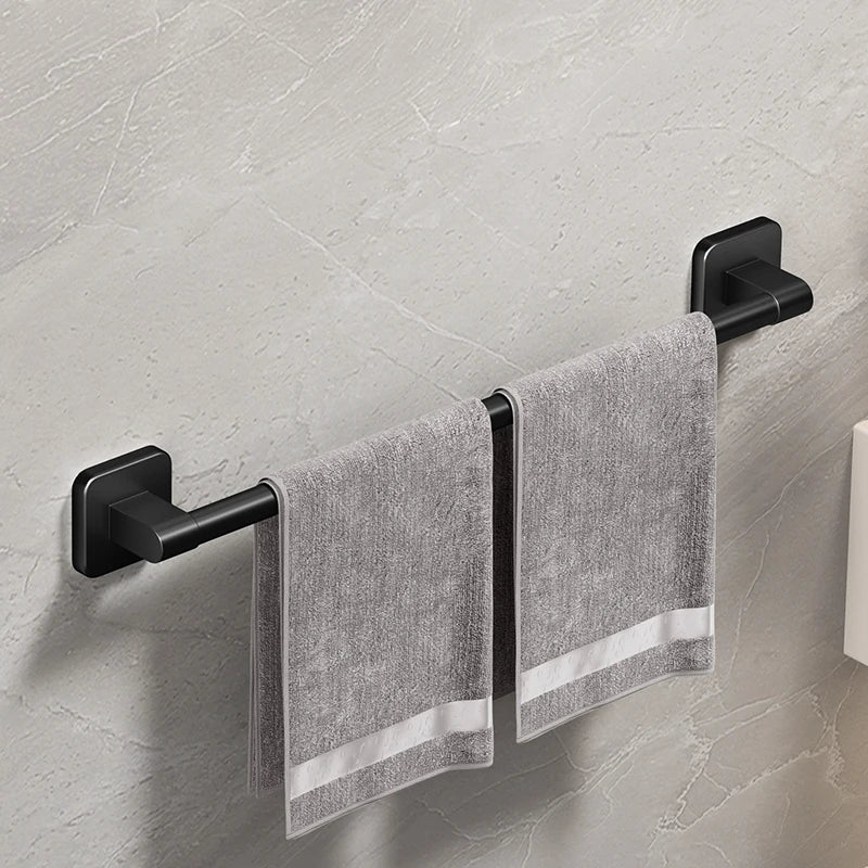 Self-Adhesive Bathroom Towel Holder — No-Drill Towel Bar