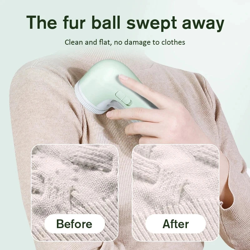 USB Rechargeable Electric Fabric Shaver — Lint & Bobble Remover