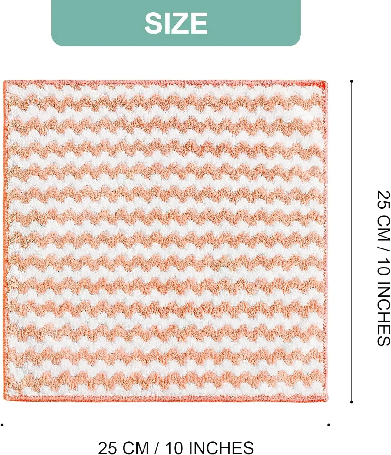 Microfiber Kitchen Dishcloths — Thickened Absorbent Cleaning Cloths