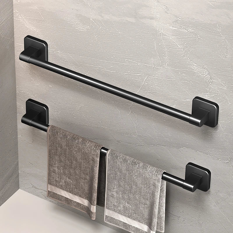 Self-Adhesive Bathroom Towel Holder — No-Drill Towel Bar