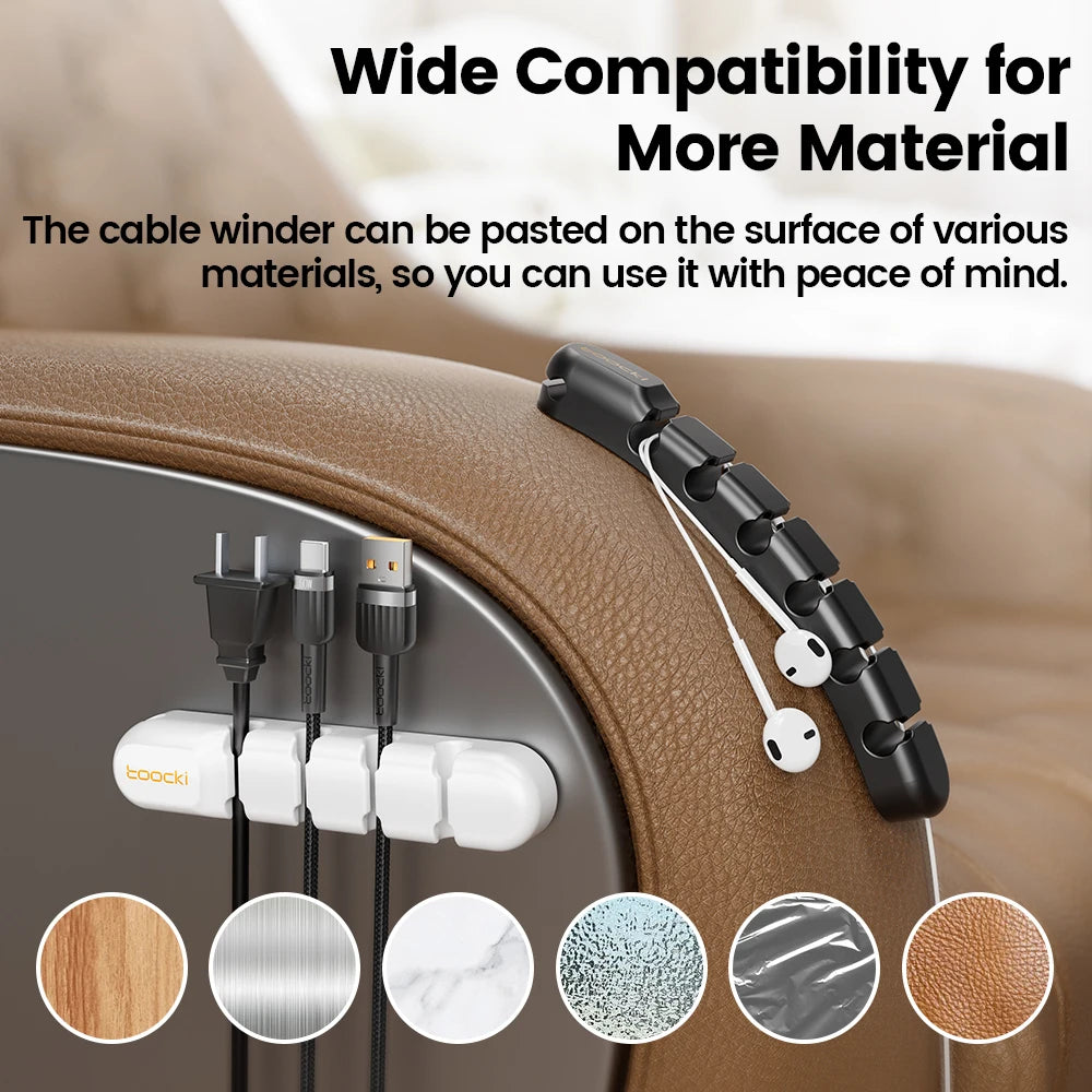 Silicone Cable Management Clips