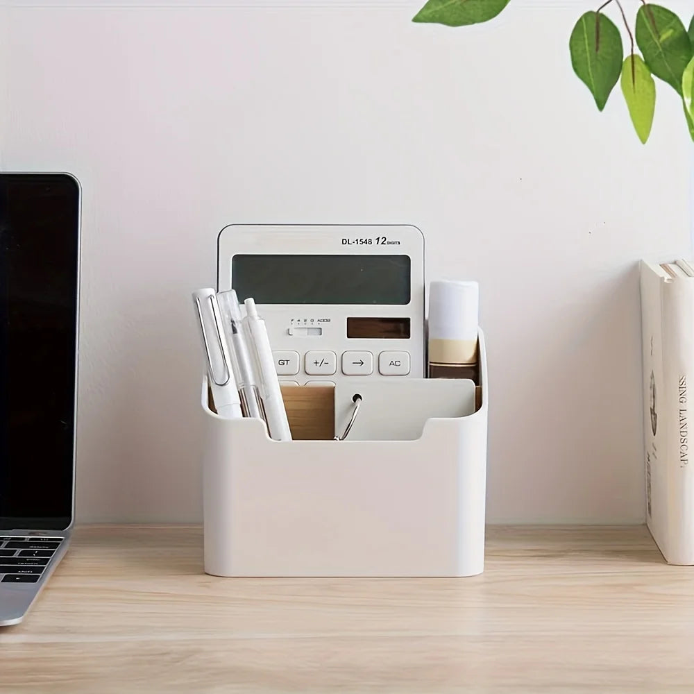 TV Remote Control Holder — Desk Organiser with 2 Compartments